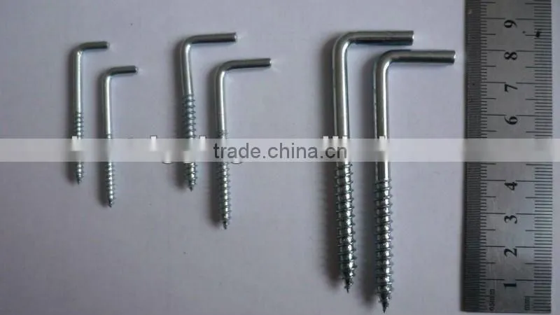 Metal Steel Zinc Plated L Screw Bolt