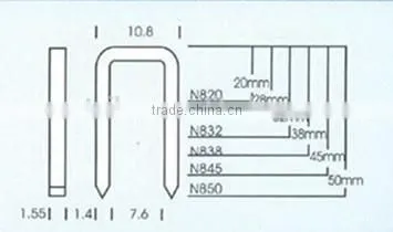 Tianjin Taibo 100 series 10050 staple from Xingang alibaba china supplier