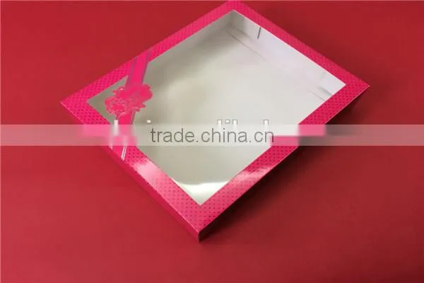 pvc window customize and design paper package box with factory price
