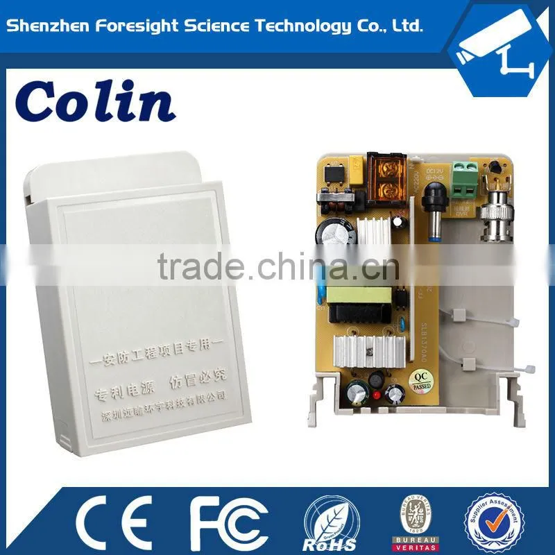 Colin patent design waterproof white color 12v 2A DC power adaptor UL FCC certification power adapter