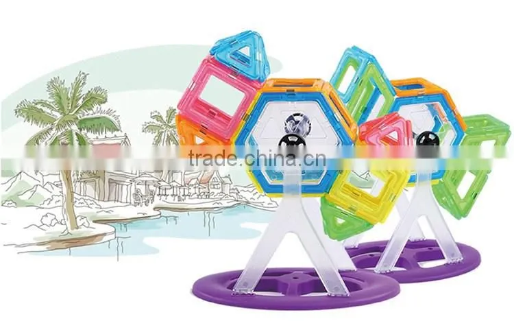 Magmagic Toys Plastic Magnetic Building Block Toys