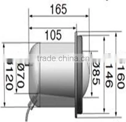 6W IP68 round shape LED underwater lighting LED DIY