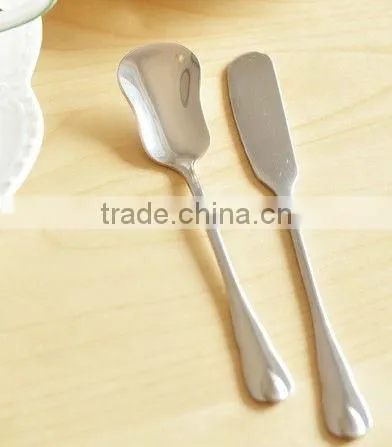 European style Stainless Steel410 butter spoon and ice cream Spoon with high quality and low price