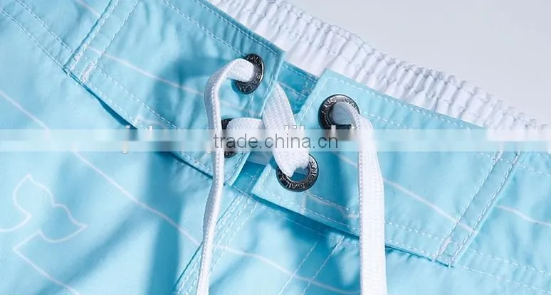 Custom beach shorts with sublimation printing, sexy board shorts