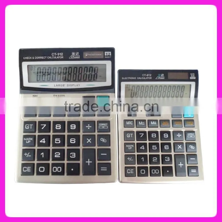 Big size 112 steps check correct desktop calculator CT-912