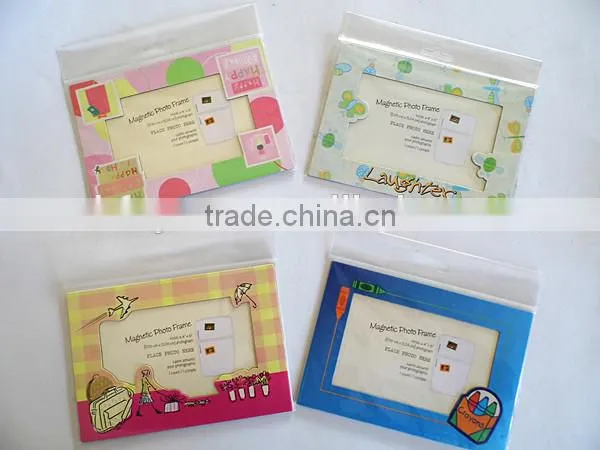 Promotional Custom Paper Printed Fridge Magnetic Photo Frame