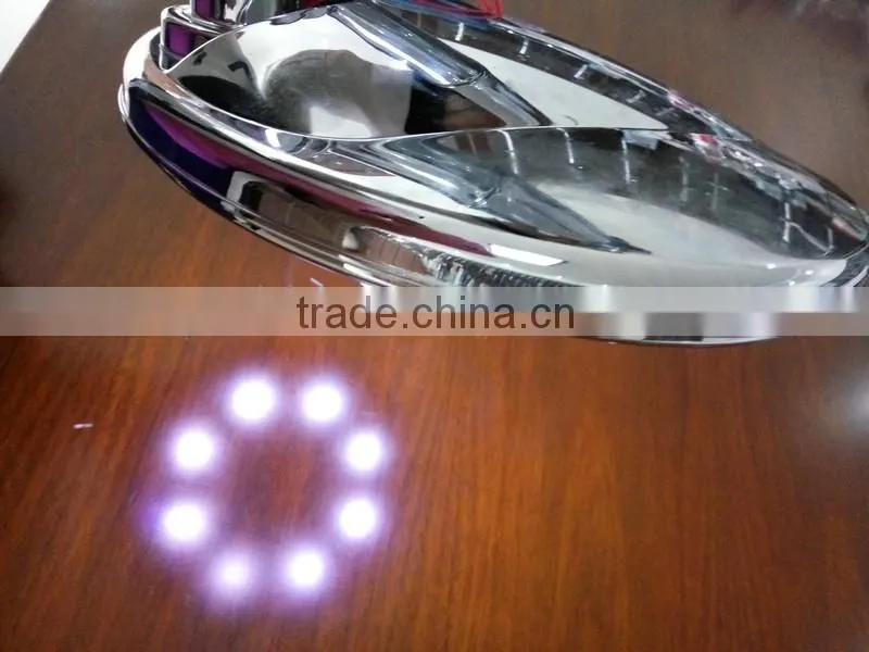 LED light fainfall hand shower head with rotated shower arm temperature control shower heads