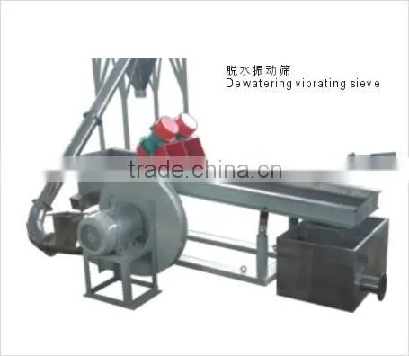 Water-ring hot-face pelletizing production line for PE ABS PS EVA