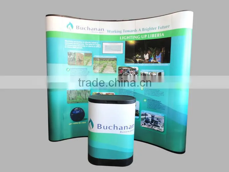 Factory custom high glossy vinyl flex banner stand