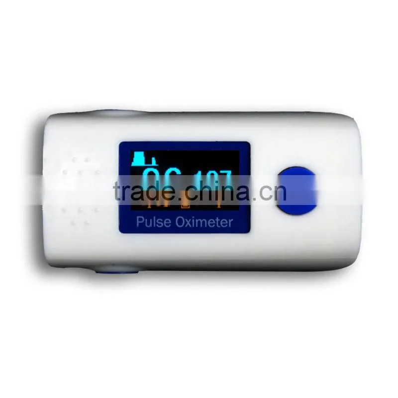 Fingertip Pulse Oximeter Blood Oxygen Saturation SpO2 Pulse Rate Dual Color OLED