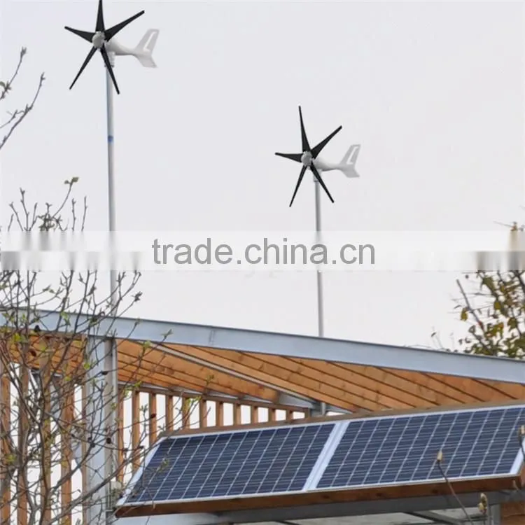 hybrid solar system Wind solar hybrid system home mini wind generator