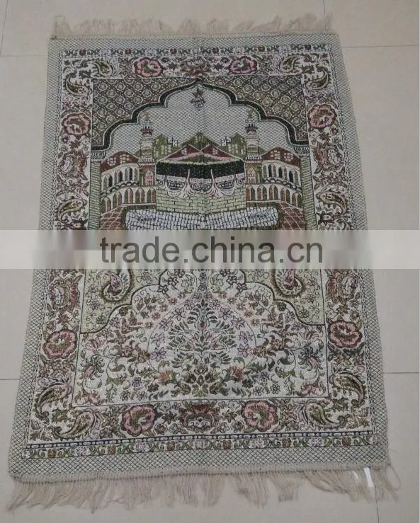 BT- 607adult muslim prayer mat and rugs with bag Haji gift