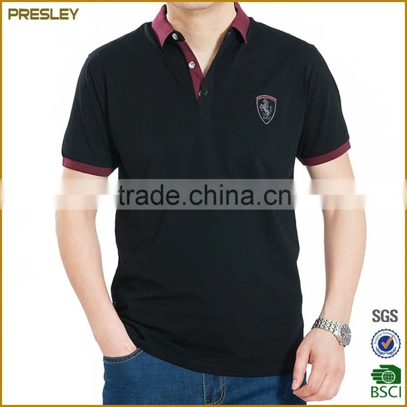 Hot Sell Shirts collar Polo Shirts With Woven Fabric Collar Shirts Collar
