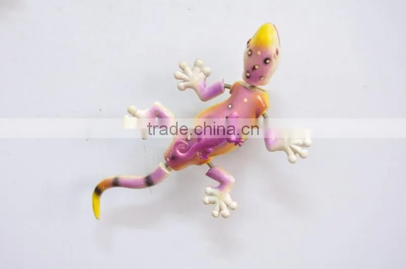 6 inch Sweden Mother and Child Barcecelona Gecko Fridge Magnets with Single Pole, Plastic Magnetic Souvenir
