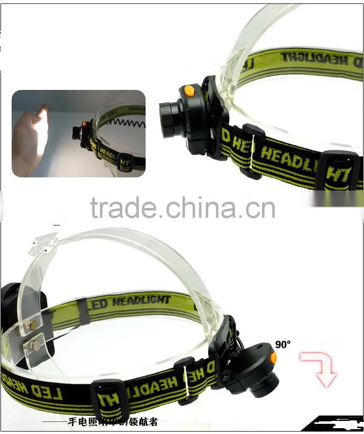 plastic sense lamp LED dry battery power source headlamp headlight