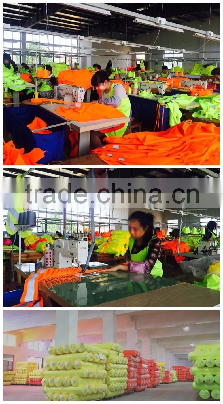 Safety Vest 3m Quality Hi-vis String Vest With Pockets Mesh Fabric