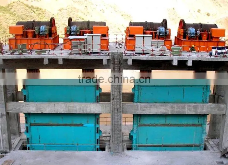Application sluic hydraulic hoist design