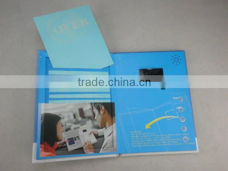 custom LCD video greeting card with USB,Video message card,invitation lcd video greeting card,Video Ad cardvideo player