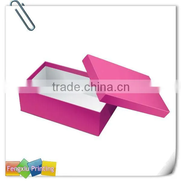 Lid and Base Cardboard Shoe Boxes