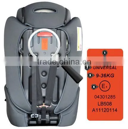 Luxury Design Safety Baby Car Seat for children 9 to 36 kgs with ECE R44/04 Certificate
