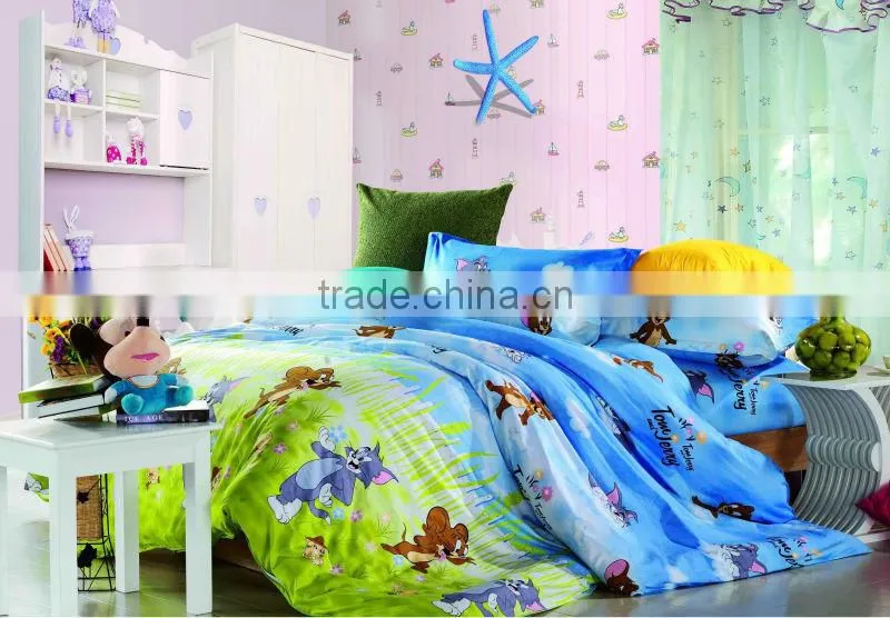 cotton kids bed covers kids bedding set
