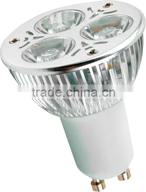 3.0w light 260lm GU10 led ceiling spotlight