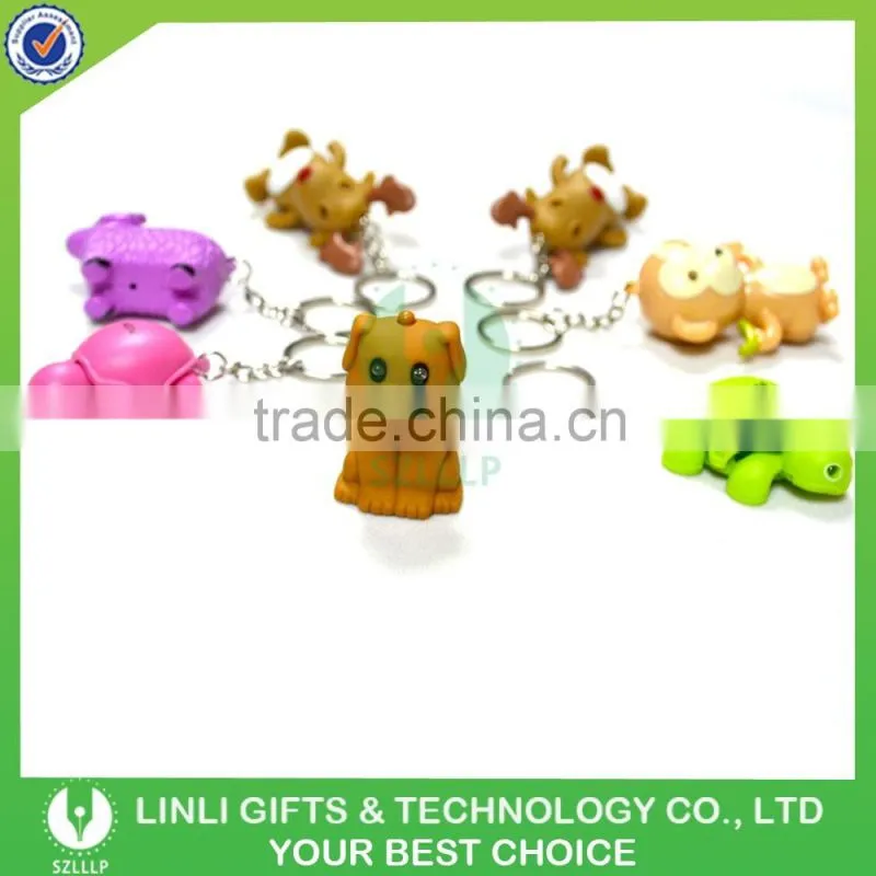Promotional Led Horse Key Chain with Sound