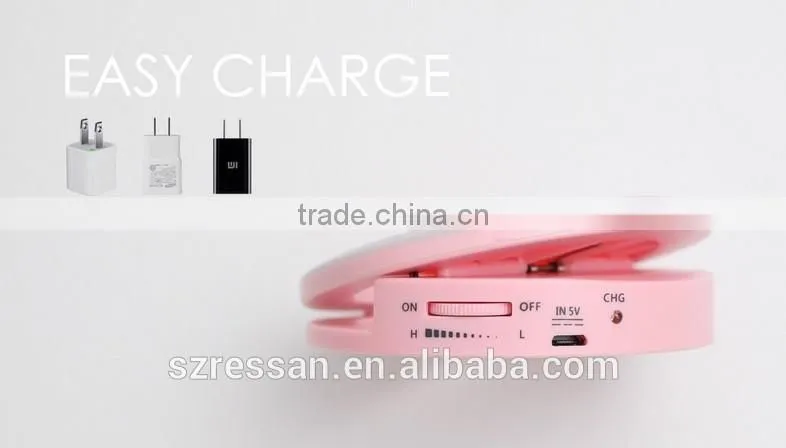 mobile phone micro-usb led flash light portable beauty selfie ring light mobile phone lights