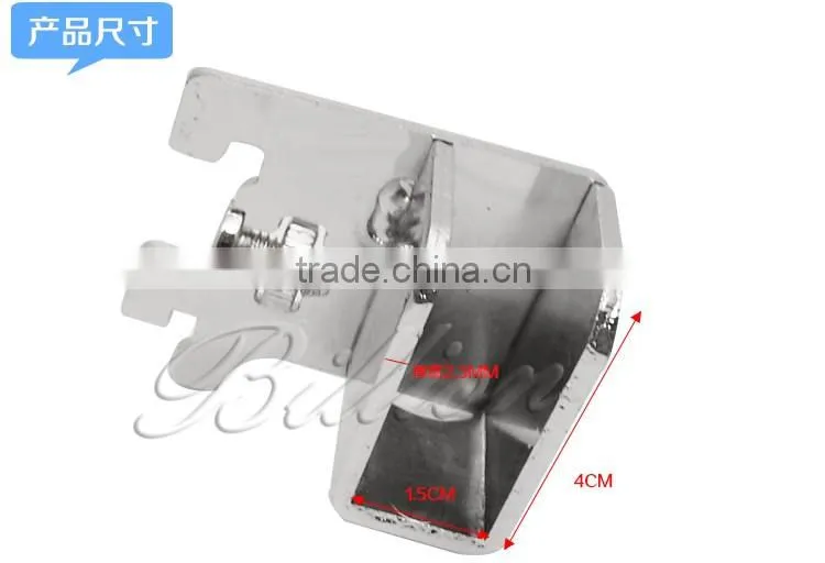Thick steel square Oval pipe bracket pipe connectors tube fitting