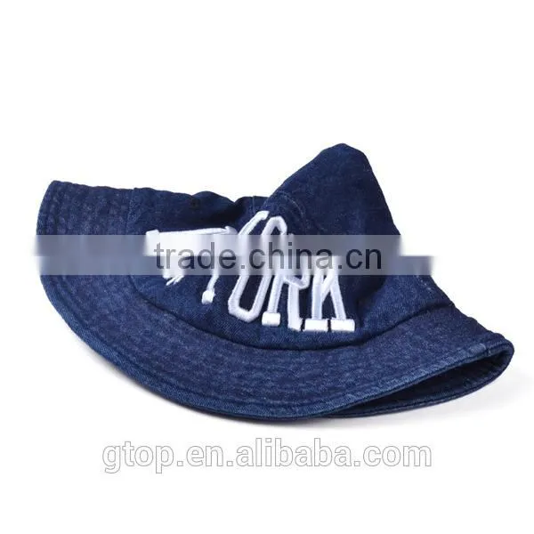 Fashion Embroidery Bucket Hat Boonie Outdoor Cap