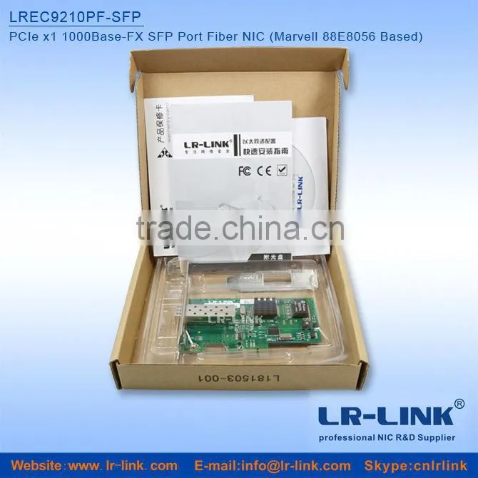 LREC9210PF-SFP PCIe Fiber Optic Lan SFP Card
