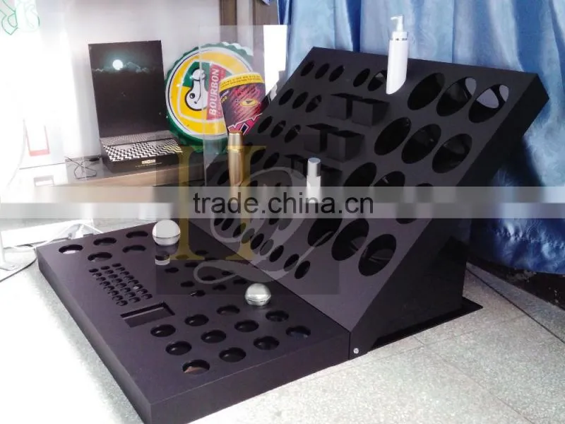fashion large acrylic cosmetic display stand holder