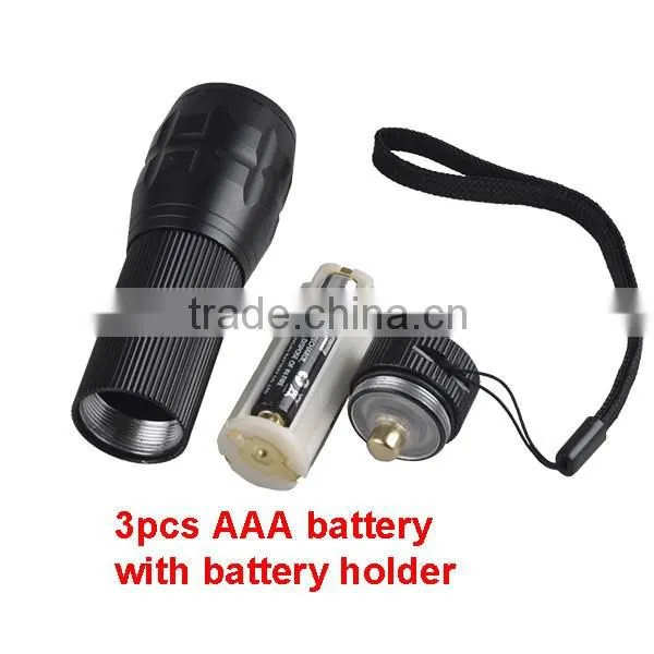 1000lm Aluminum Bike Front Light Zoomable Bike High Power Light