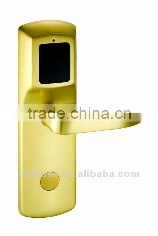 Electronic sensor card lock for hotel system one card pass