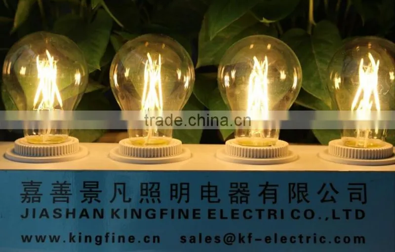 Factory price 8w Globe Sapphire Substrate A60 E27 LED Filament Bulb