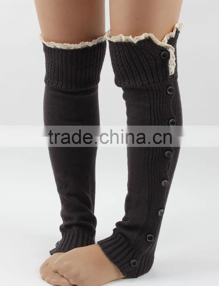Newest infant warm crochet free patternms leg warmer knitted leg warmer