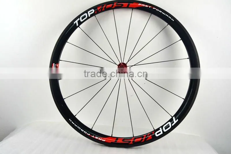 38mm road bike carbon tubular wheels