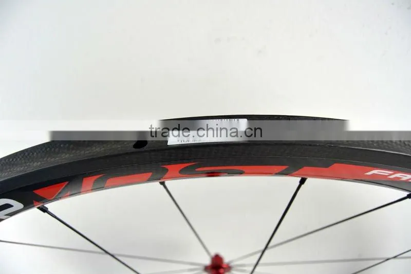 38mm road bike carbon tubular wheels