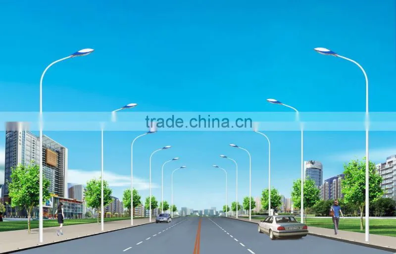 8m galvanized steel street lighting poles