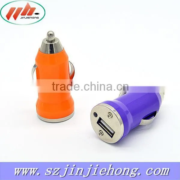 1A output Super fast wholesale custome 1 port single usb car charger for Iphone6 usb car charger
