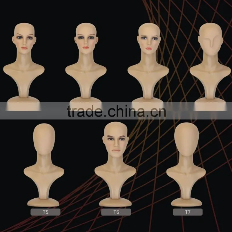 High Quality mannequin head/plastic mannequin head/female mannequin head