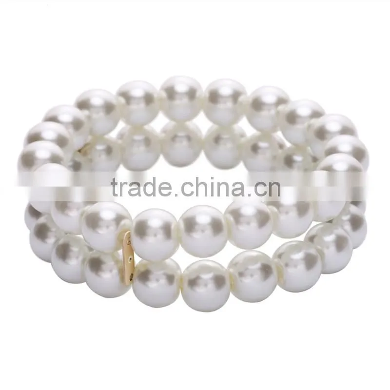 2016 new design bracelets wholesale latest fashion cheap pearl bracelet