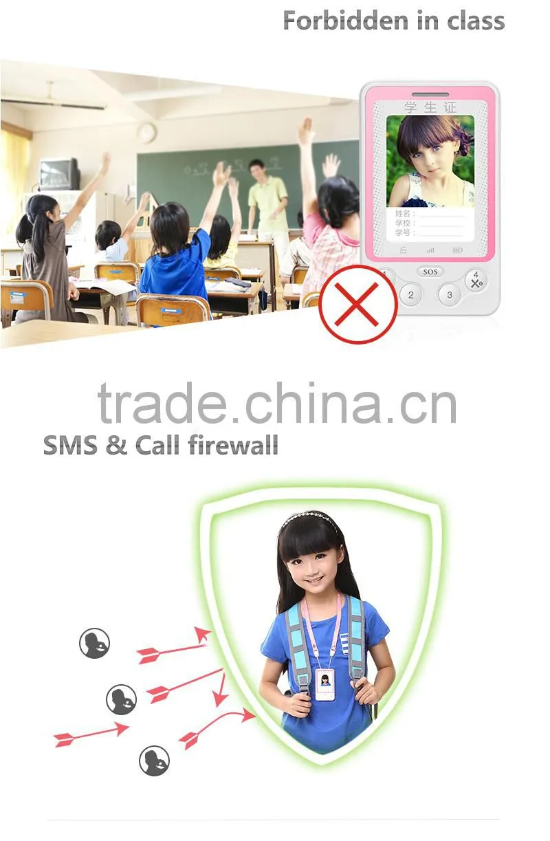 2015 New Arrival Smart GPS kids Tracker With long standby battery For Anti-lost
