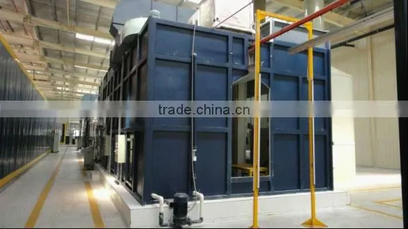 powder painting line for aluminium profile
