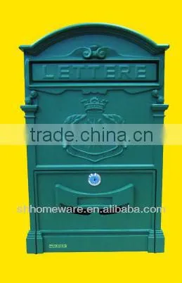 Aluminium mailboxes for houses