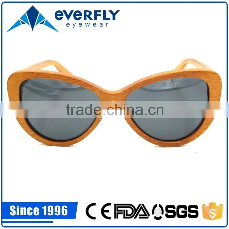 High Quality FDA Wholesale Mirror Lens China Wood Bamboo Sunglasses 2016 Custom Logo Cat.3 Polarized 2016 Wooden Sunglasses