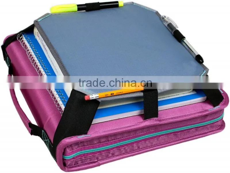 Zipper binder for students, full zipper closure zipper binder