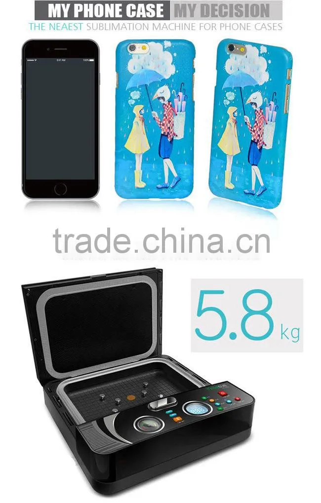 New Smart Professional 3D Phone Case Sublimation Vacuum Heat Press Machine