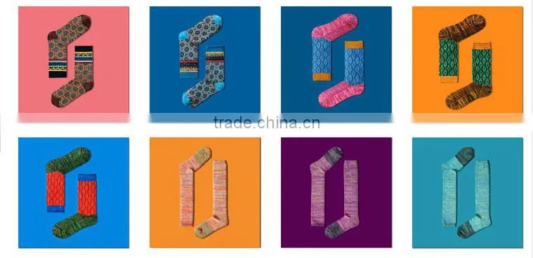 2016 Winter New Street Fashion Custom Design Bulk Wholesale Combed Cotton Socks