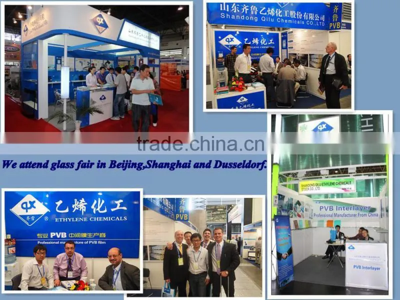 competitive price lamination pvb film for safety glass with best quality